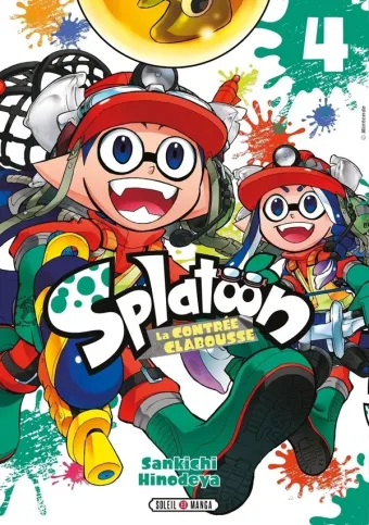 Couverture du manga Splatoon – la contrée clabousse Tome 4