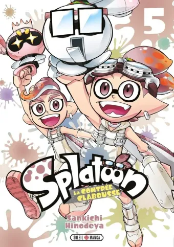 Couverture du manga Splatoon – la contrée clabousse Tome 5
