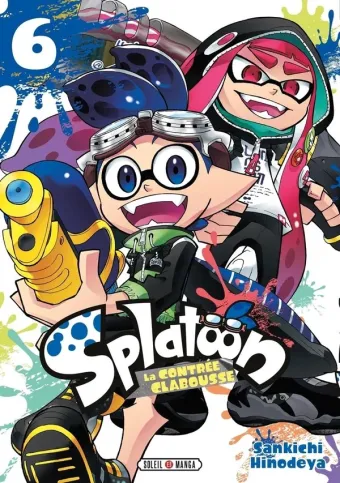 Couverture du manga Splatoon – la contrée clabousse Tome 6