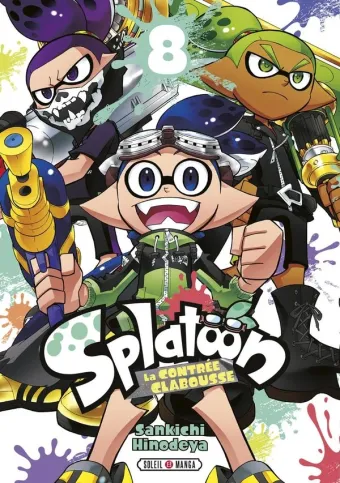 Couverture du manga Splatoon – la contrée clabousse Tome 8