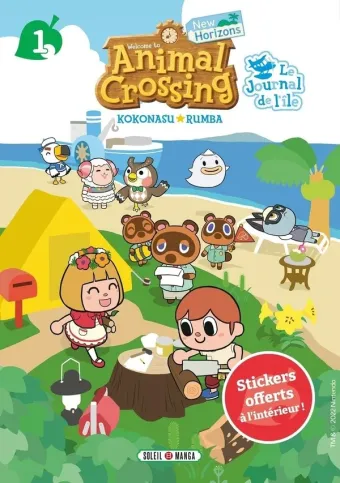 Couverture du manga Welcome to Animal crossing New horizons – le journal de l’île Tome 1