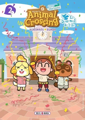 Couverture du manga Welcome to Animal crossing New horizons – le journal de l’île Tome 2
