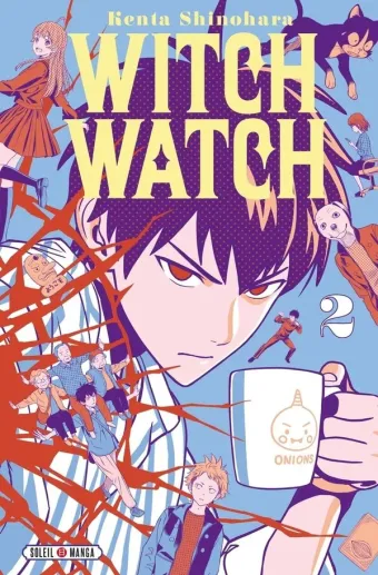 Couverture du manga Witch watch Tome 2, « Petite mêlée entre amis »