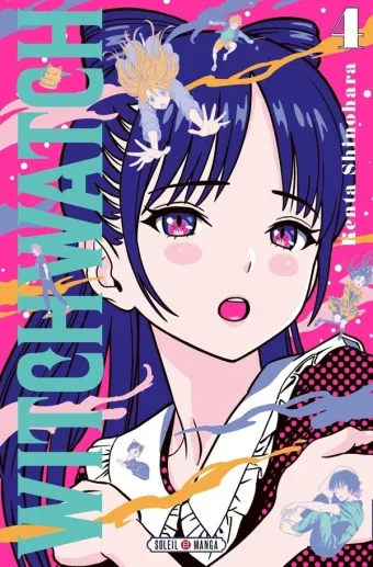 Couverture du manga Witch watch Tome 4, « Mode romance activé »