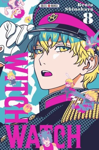 Couverture du manga Witch watch Tome 8, « Long long a go go »