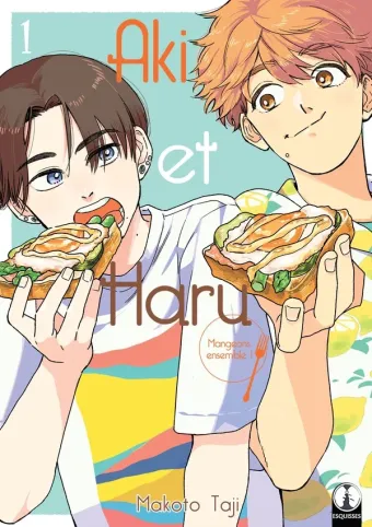 Couverture du manga Aki et haru – mangeons ensemble ! Tome 1