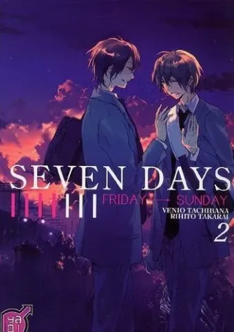 Couverture du manga Seven days Tome 2, « Friday-Sunday »