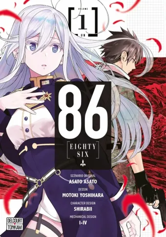 Couverture du manga 86 Tome 1, « 86 »
