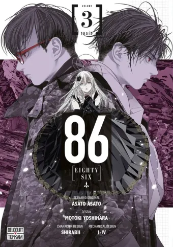 Couverture du manga 86 Tome 3, « 86 »