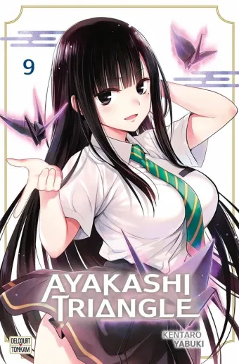 Couverture du manga Ayakashi triangle Tome 9, « Un plan hasardeux »