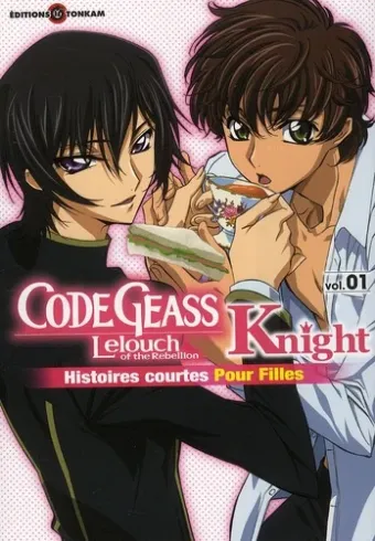 Couverture du manga Code Geass Lelouch of the rebellion, Knight – histoires courtes pour filles Tome 1