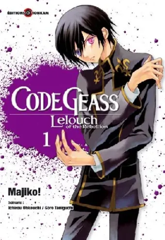 Couverture du manga Code Geass, Lelouch of the Rebellion Tome 1