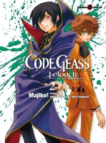 Couverture du manga Code Geass, Lelouch of the Rebellion Tome 2