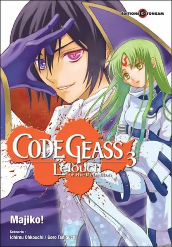 Couverture du manga Code Geass, Lelouch of the Rebellion Tome 3