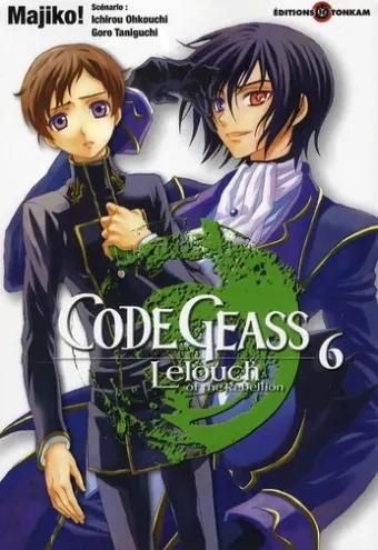 Couverture du manga Code Geass, Lelouch of the Rebellion Tome 6