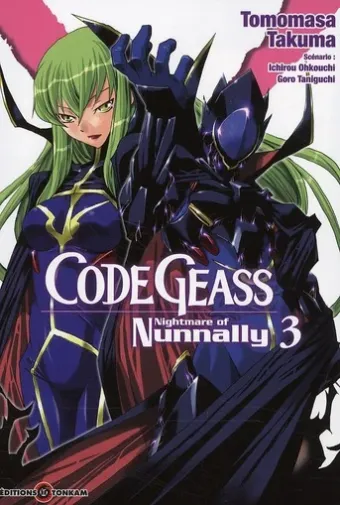 Couverture du manga Code Geass, nightmare of Nunnally Tome 3
