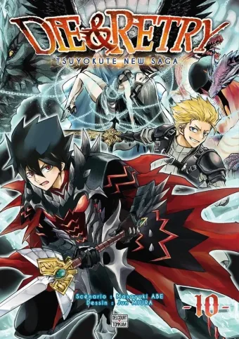 Couverture du manga Die & retry – tsuyokute new saga Tome 10