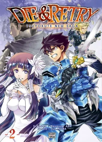 Couverture du manga Die & retry – tsuyokute new saga Tome 2