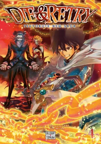 Couverture du manga Die & retry – tsuyokute new saga Tome 4