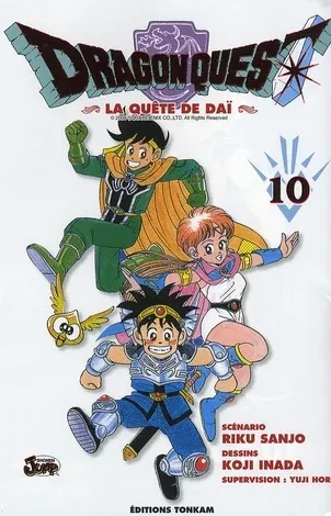 Couverture du manga Dragon quest – la quête de Daï Tome 10