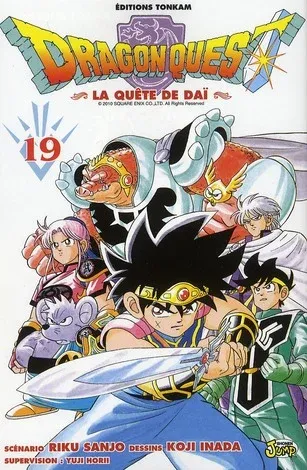 Couverture du manga Dragon quest – la quête de Daï Tome 19