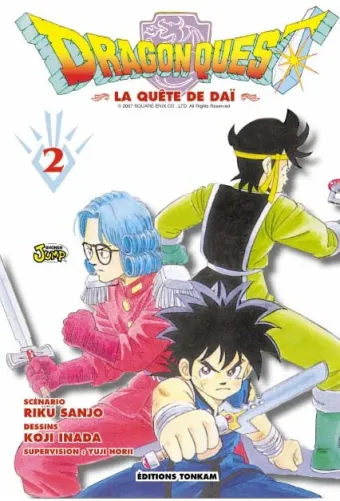 Couverture du manga Dragon quest – la quête de Daï Tome 2