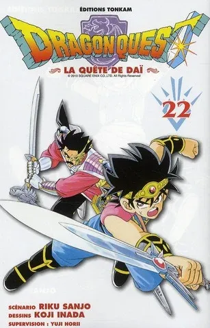 Couverture du manga Dragon quest – la quête de Daï Tome 22