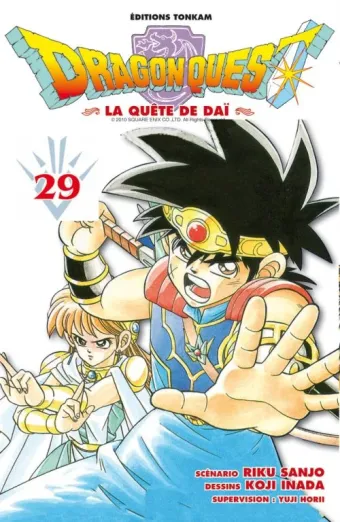 Couverture du manga Dragon quest – la quête de Daï Tome 29