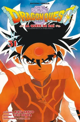 Couverture du manga Dragon quest – la quête de Daï Tome 31