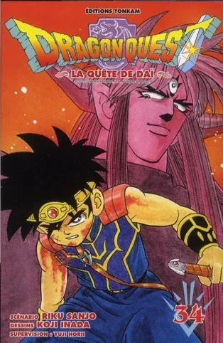 Couverture du manga Dragon quest – la quête de Daï Tome 34