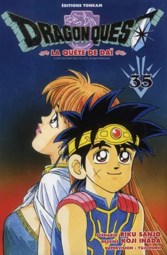 Couverture du manga Dragon quest – la quête de Daï Tome 35