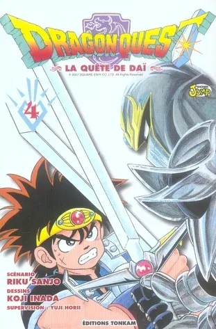 Couverture du manga Dragon quest – la quête de Daï Tome 4