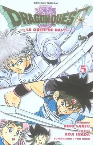 Couverture du manga Dragon quest – la quête de Daï Tome 5