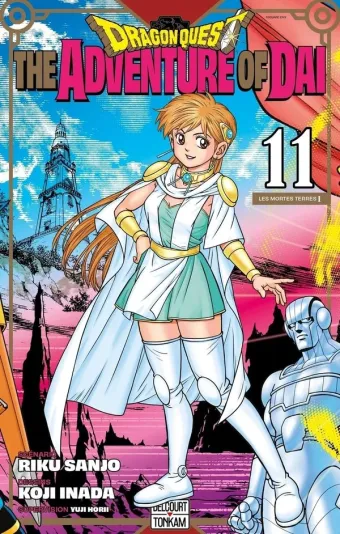 Couverture du manga Dragon quest, the adventure of Dai Tome 11, « Les mortes terres »