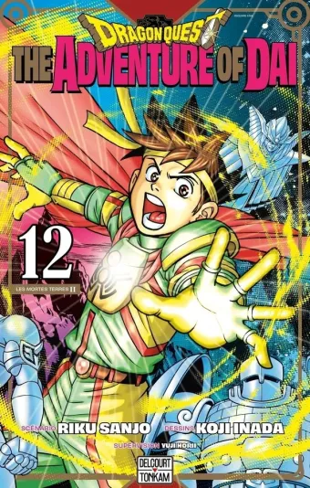 Couverture du manga Dragon quest, the adventure of Dai Tome 12, « Les mortes terres »