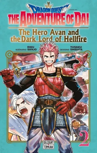 Couverture du manga Dragon quest, the adventure of Dai Tome 2, « Les disciples d'Avan »