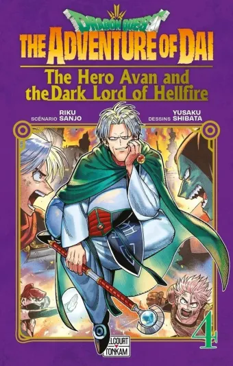 Couverture du manga Dragon quest, the adventure of Dai Tome 4, « Les disciples d'Avan »
