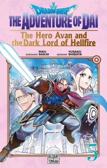 Couverture du manga Dragon quest, the adventure of Dai Tome 5, « les disciples d'Avan »