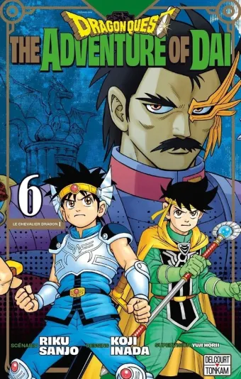 Couverture du manga Dragon quest, the adventure of Dai Tome 6, « Le chevalier dragon »