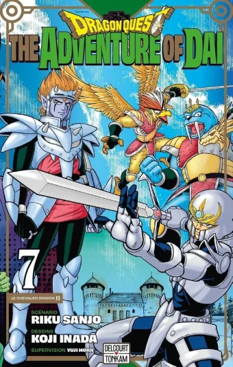 Couverture du manga Dragon quest, the adventure of Dai Tome 7, « Le chevalier dragon »