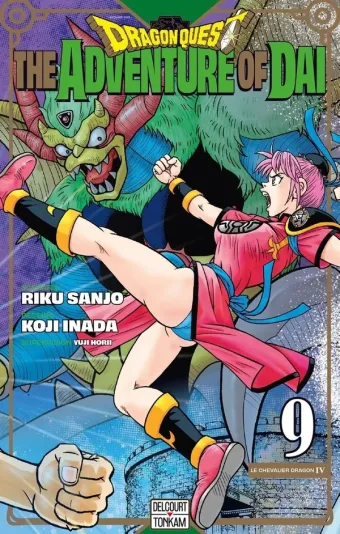 Couverture du manga Dragon quest, the adventure of Dai Tome 9, « Le chevalier dragon »