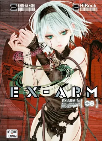 Couverture du manga Ex-Arm Tome 8, « Auctioneer »