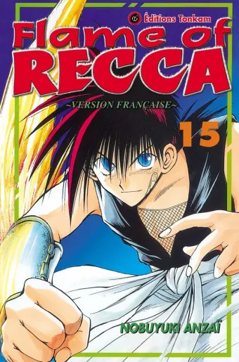 Couverture du manga Flame of Recca Tome 15