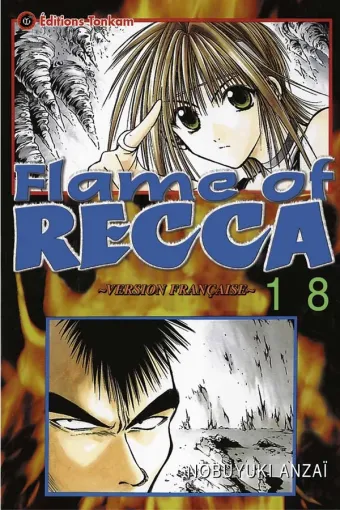 Couverture du manga Flame of Recca Tome 18