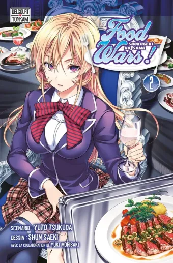 Couverture du manga Food wars ! Tome 2, « La reine de glace et l'ouragan printanier »