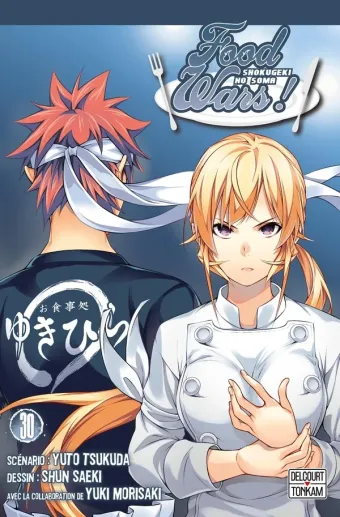 Couverture du manga Food wars ! Tome 30, « Un duel de méthodes »