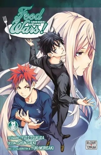 Couverture du manga Food wars ! Tome 32, « Un inquiétant visiteur »