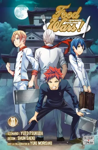 Couverture du manga Food wars ! Tome 33, « Le réel potentiel des cuisiniers de l'ombre »
