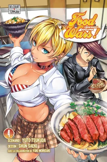 Couverture du manga Food wars ! Tome 4, « Ressemblances »