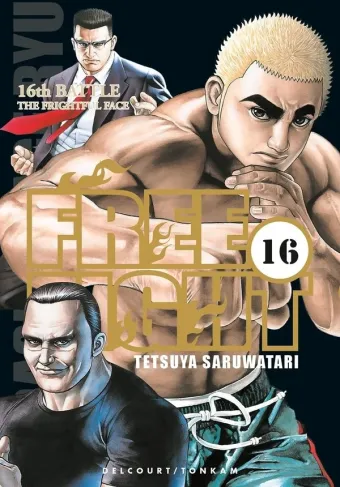 Couverture du manga Free fight Tome 16, « The frightful face »